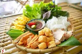 Hình ảnh Bún đậu chả cốm thịt