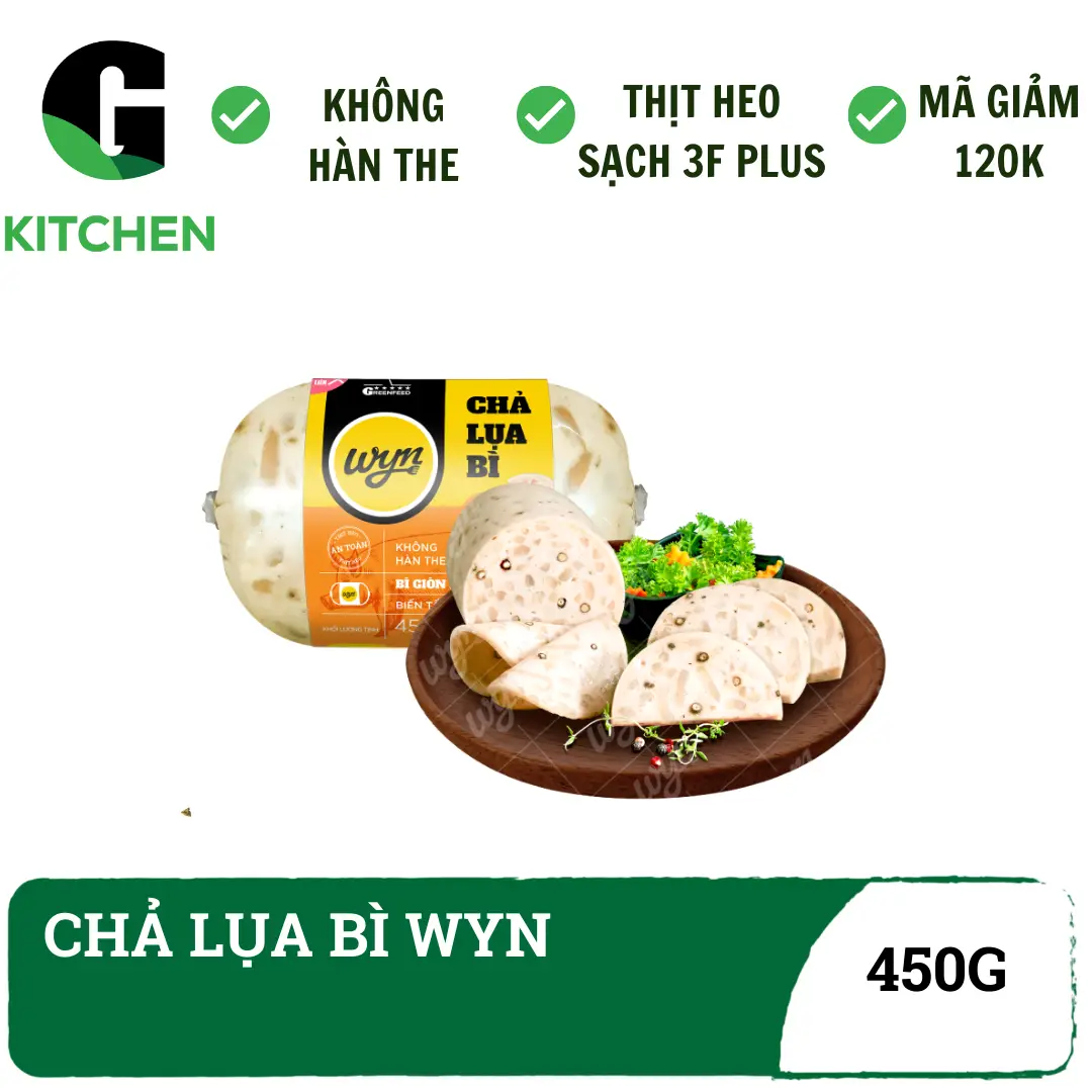 Hình ảnh Chả lụa bì Wyn 450g