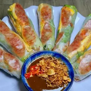 Hình ảnh Gỏi cuốn bò pía