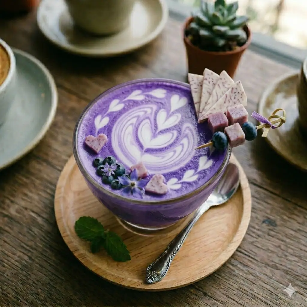 Hình ảnh Khoai môn latte