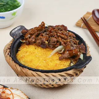 Hình ảnh Cơm Niêu 1 Mặt Bò Sốt Tiêu Đen