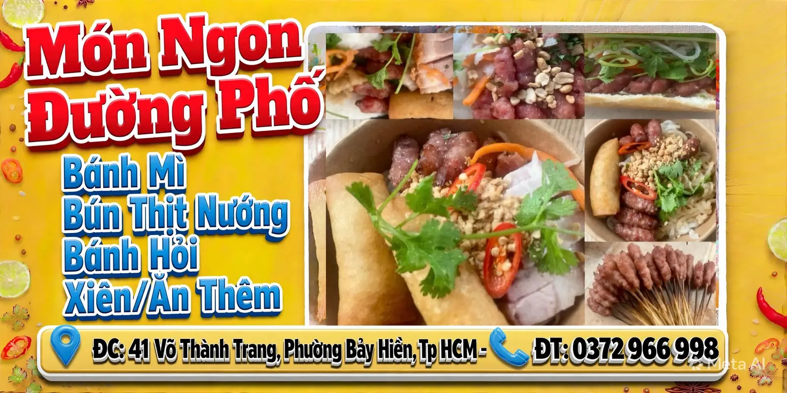 Hình ảnh Món Ngon Đường Phố - Bánh Mì & Bún Thịt Nướng - Võ Thành Trang