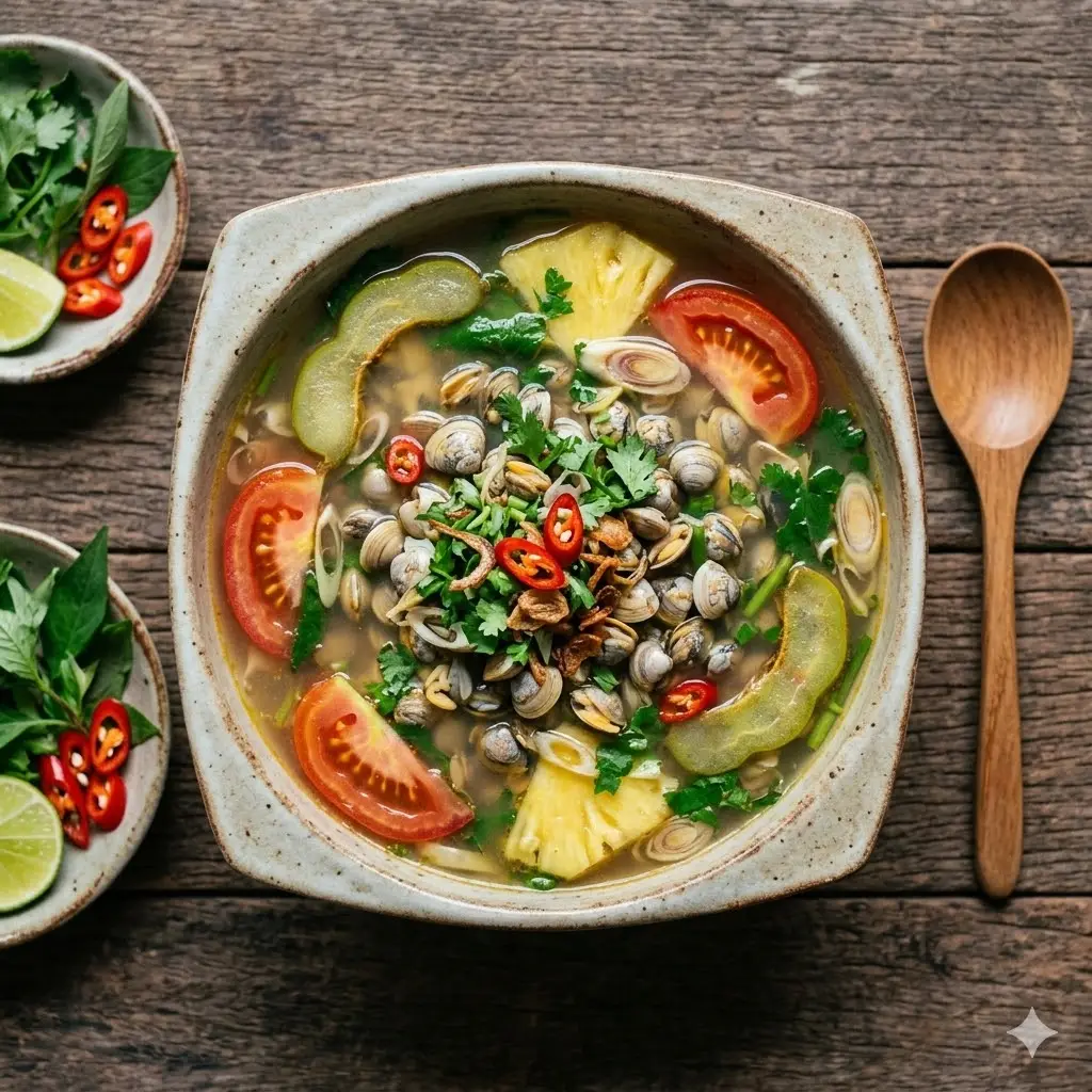 Hình ảnh Canh hàu nấu chua