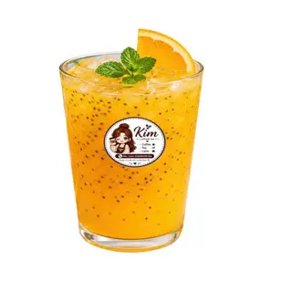 Hình ảnh Nước cam chanh dây hạt chia
