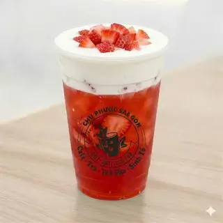 Hình ảnh Trà dâu macchiato