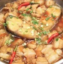 Hình ảnh Cơm mắm kho cá hú thịt ba rọi