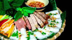 Hình ảnh Bánh hỏi heo quay nem nướng