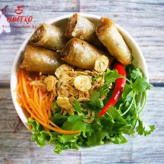 Hình ảnh Bún trộn nem rán