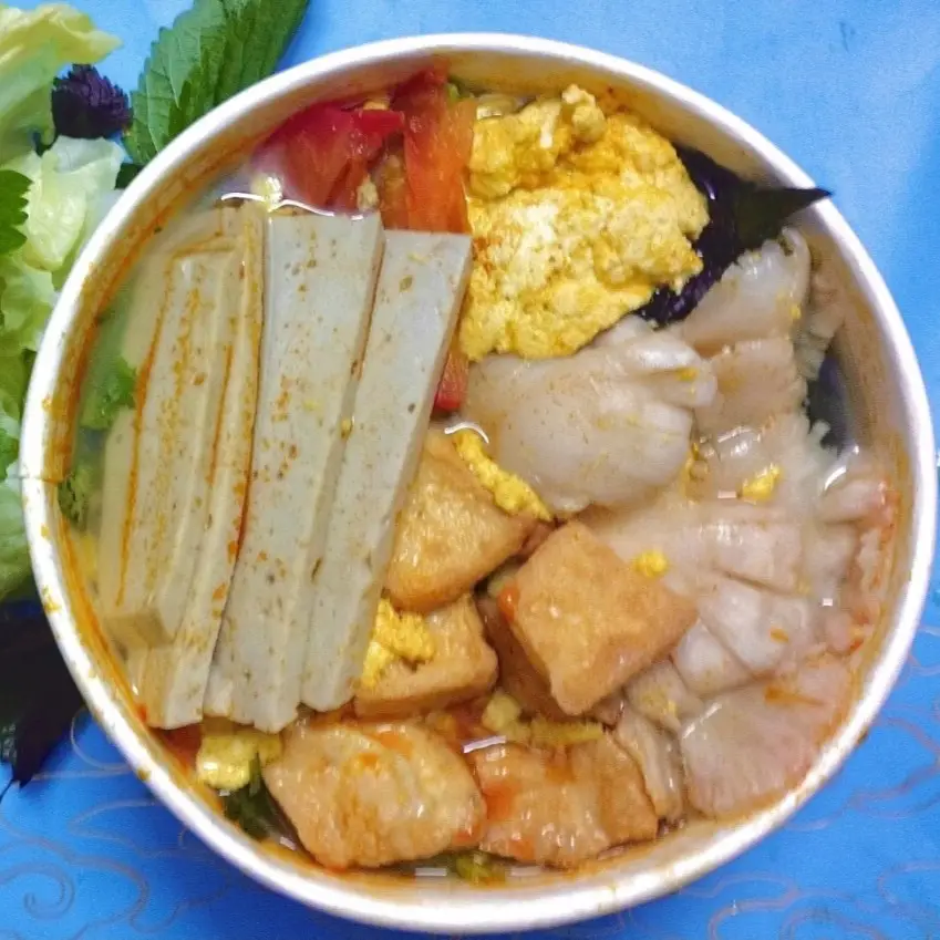Hình ảnh Bún riêu chay - Bún trắng