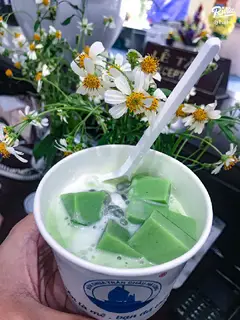 Hình ảnh Sữa chua thạch matcha