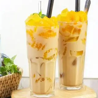 Hình ảnh Trà sữa hương đào