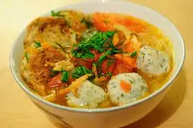 Hình ảnh Bún cá tô đầy đủ