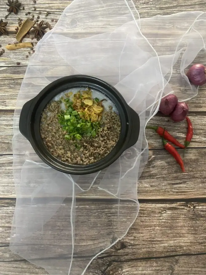 Hình ảnh Cháo thịt bằm