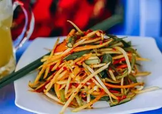 Hình ảnh gỏi đu đủ thái lan 