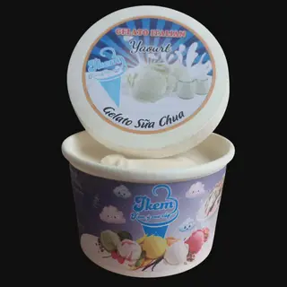 Hình ảnh Kem Gelato Sữa chua - Bếp Nhà