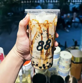 Hình ảnh Sữa tươi trân châu đường đen