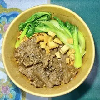 Hình ảnh Mì trộn bò tóp mỡ