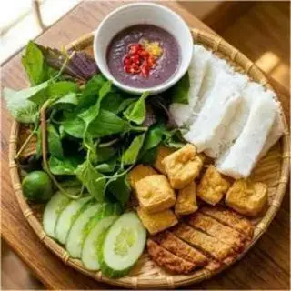 Hình ảnh Bún đậu chả cốm