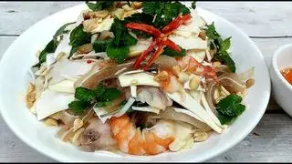 Hình ảnh Gỏi củ hủ dừa tôm - thịt - tai heo
