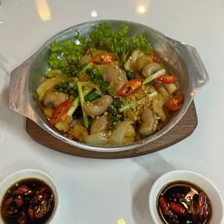 Hình ảnh Ngọc kê cháy tỏi