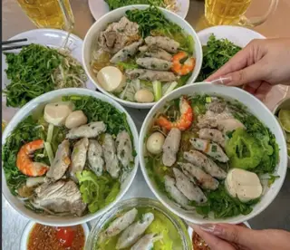 Hình ảnh Bún nấm cá thác lác tô thường