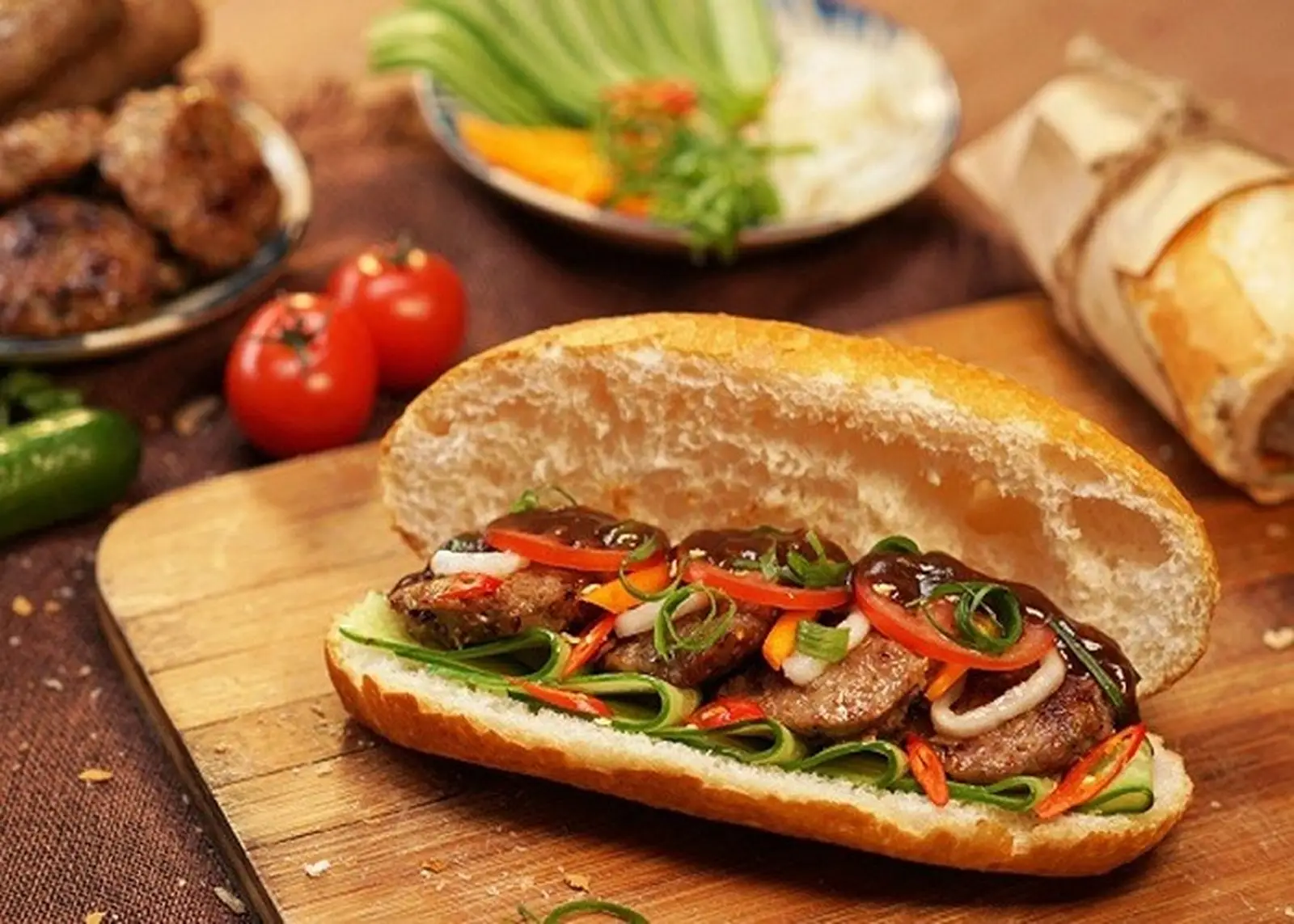 Hình ảnh Bánh mì thịt