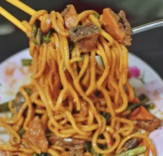 Hình ảnh Phá lấu xào mì