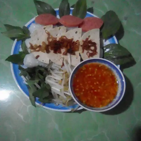 Hình ảnh Combo bánh cuốn nóng - chả thêm