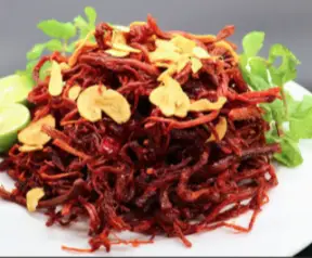 Hình ảnh Heo khô cháy tỏi - 200gr