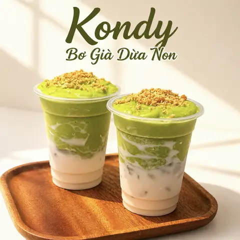 Hình ảnh Kondy Bơ Già Dừa Non - Kênh Tân Hoá