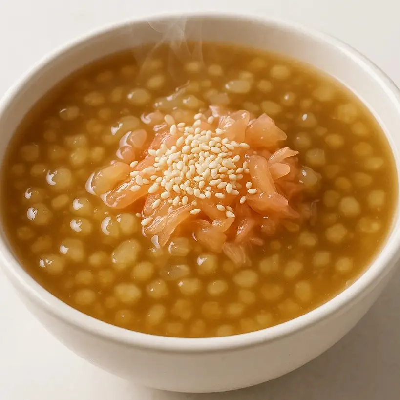 Hình ảnh Combo no nê: chè bưởi + bánh chuối