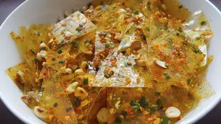 Hình ảnh Bánh tráng trộn tỏi phi