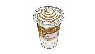Hình ảnh Cafe latte caramel kem muối
