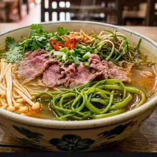 Hình ảnh Bún Thái bò tái