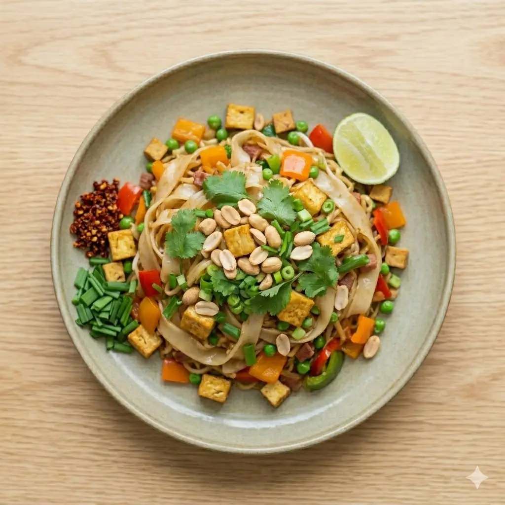 Hình ảnh Miến Thái chay