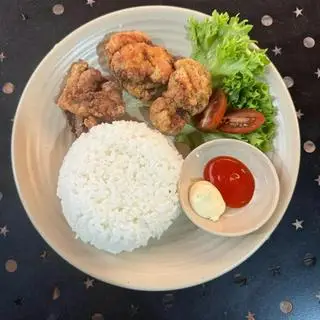 Hình ảnh Cơm gà chiên karaage