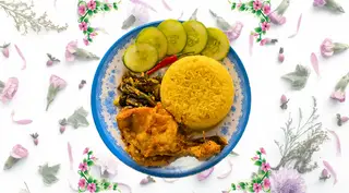 Hình ảnh Cơm gà xối mỡ - đùi nhỏ