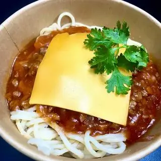 Hình ảnh Mỳ Ý sốt bò bằm phô mai