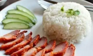 Hình ảnh Cơm thịt heo xá xíu
