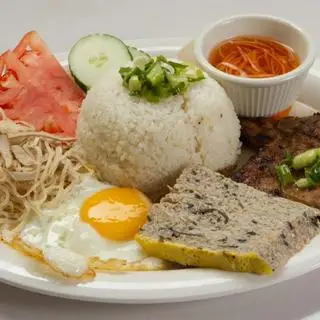 Hình ảnh Cơm sườn bì chả trứng