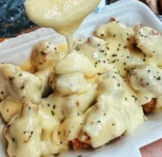 Hình ảnh Gà Viên Porcorn Sốt Kem