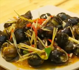 Hình ảnh Ốc mít xào mắm cay