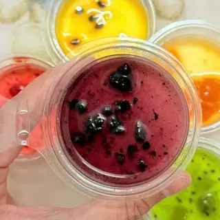 Hình ảnh Panna cotta việt quất