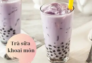 Hình ảnh Trà sữa khoai môn