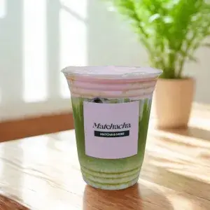 Hình ảnh Combo 2 - 1 matcha sakura & thạch matcha