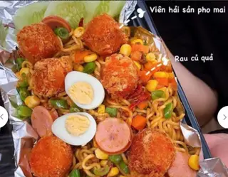 Hình ảnh Combo Mì Trộn Đặc Biệt(full topping)+ coca or 7up