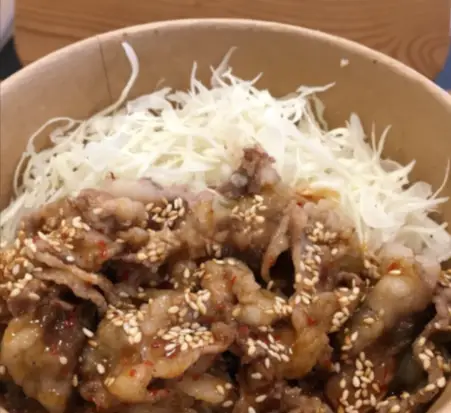 Hình ảnh Cơm thịt bò nướngー牛バラ丼
