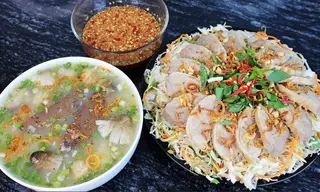 Hình ảnh Cháo gỏi vịt 2 người ăn