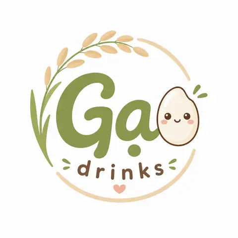 Hình ảnh Gạo Drinks - Houjicha & Matcha Latte - Đường 3D