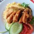 Hình ảnh Cơm chiên gà xối mỡ